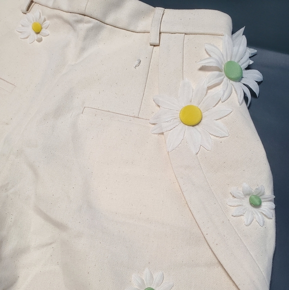 NWT$695 Rosie Assoulin Pleated Asymmetrical Shorts - Picture 16 of 16